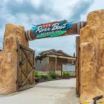 River Boat Adventure Ride Sign